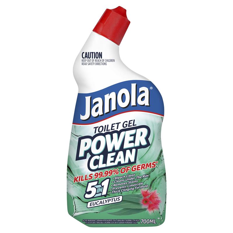Buy Janola Power Clean Toilet Bleach Gel Eucalyputus 700ml Online at