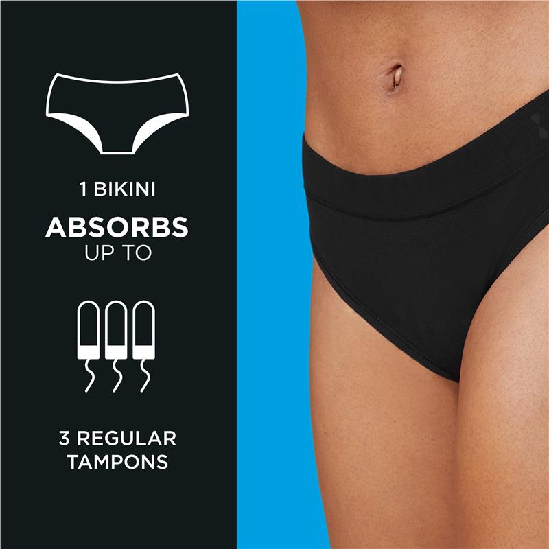 Buy U by Kotex Reusable Bikini Regular Size 14 - 16 Online at Chemist  Warehouse®