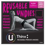 U By Kotex Reusable Full Brief Super Size 6 - 8