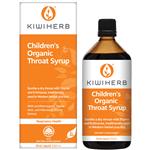 Kiwiherb Children's Organic Throat Syrup 200ml