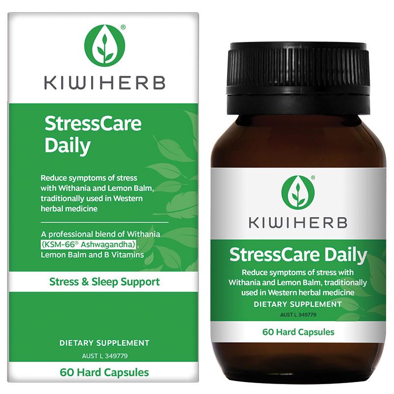 Buy Kiwiherb StressCare Daily 60 Capsules Online at Chemist Warehouse®