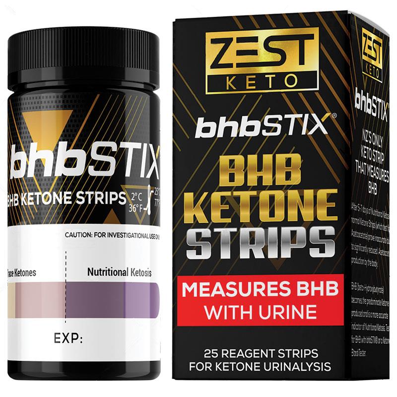 Buy Zest Keto bhbSTIX® Keto BHB Urine Test Strips 25 Strips Online at