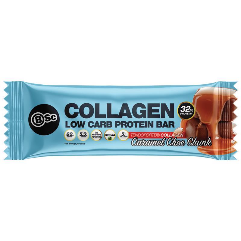 Buy BSc Collagen Protein Bar Caramel Choc Chunk 60g Online at Chemist ...