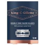 King C. Gillette Double Edge Safety Razor Blades 10 Pack New