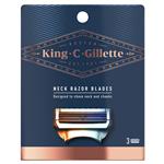 King C. Gillette Neck Razor Blades 3 Pack