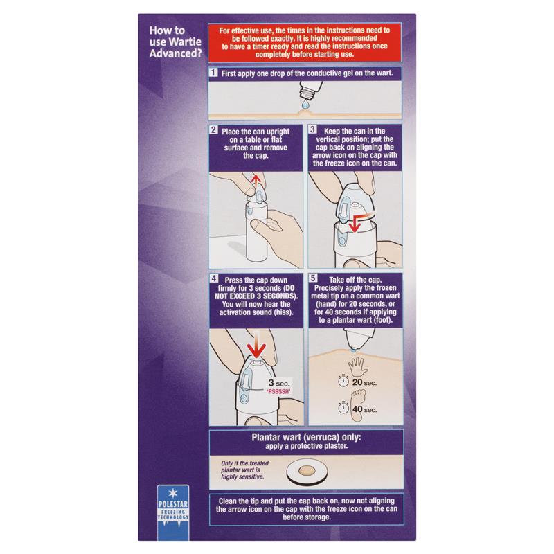 Buy Wartie Advanced Wart & Plantar Wart Remover Online at Chemist