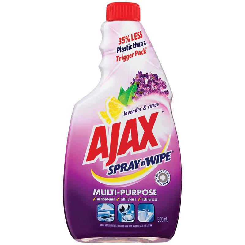 Buy Ajax Spray n Wipe Multi Purpose Trigger Refill Lavender & Citrus