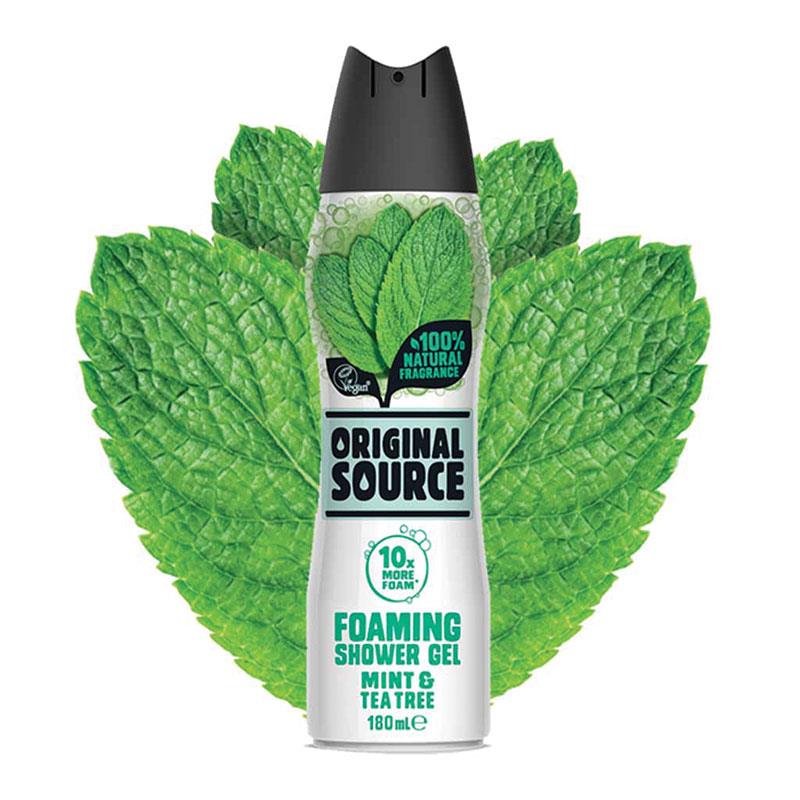 Buy Original Source Foaming Shower Gel Mint & Tea Tree 180ml Online at
