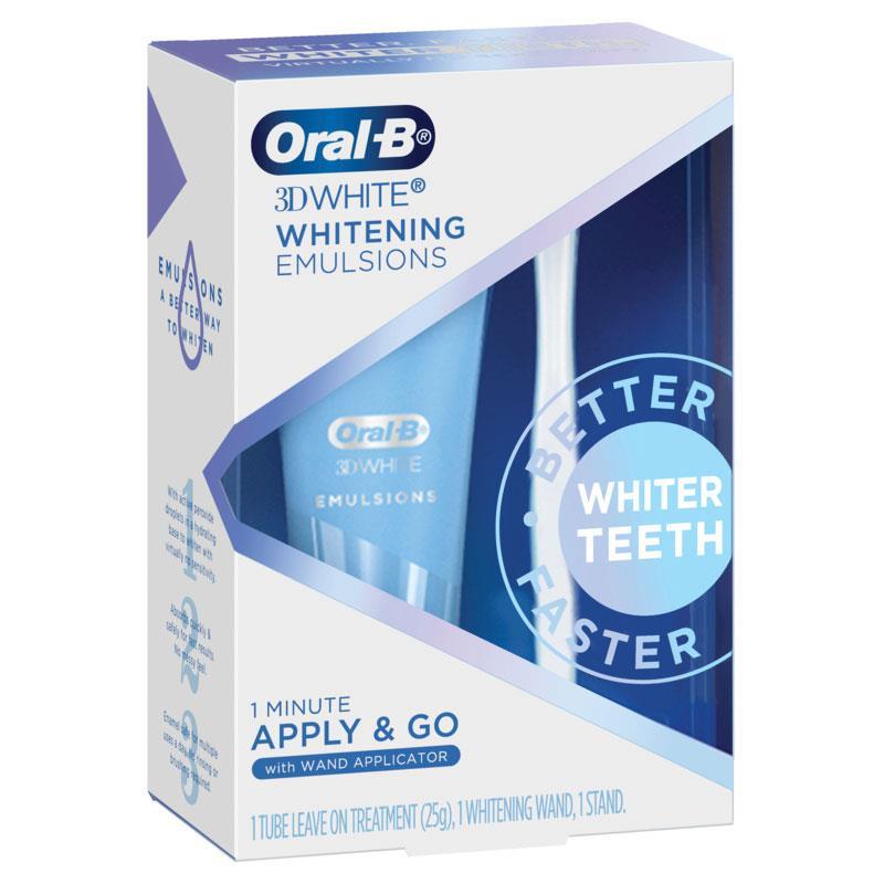 Buy Oral B 3D White Whitening Emulsions Apply & Go Kit 25g Online At ...