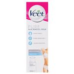 Veet Pure Hair Removal Cream Bikini And Underarm Dome Applicator 100ml