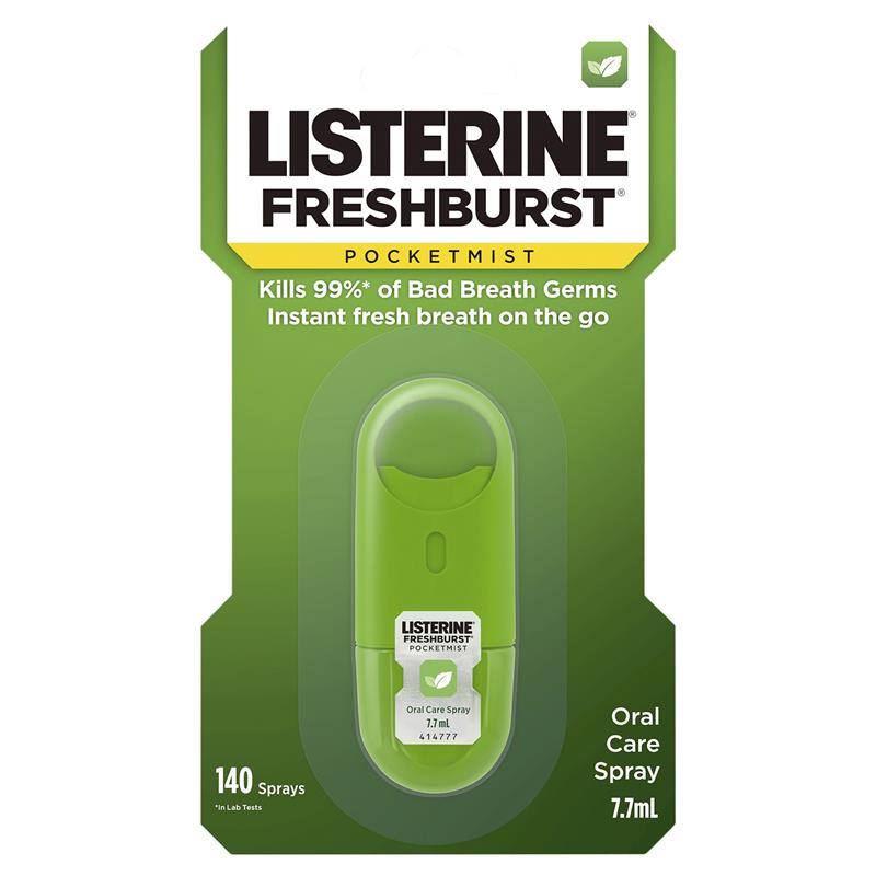 Buy Listerine PocketMist Freshburst 140 Sprays Online at Chemist Warehouse®