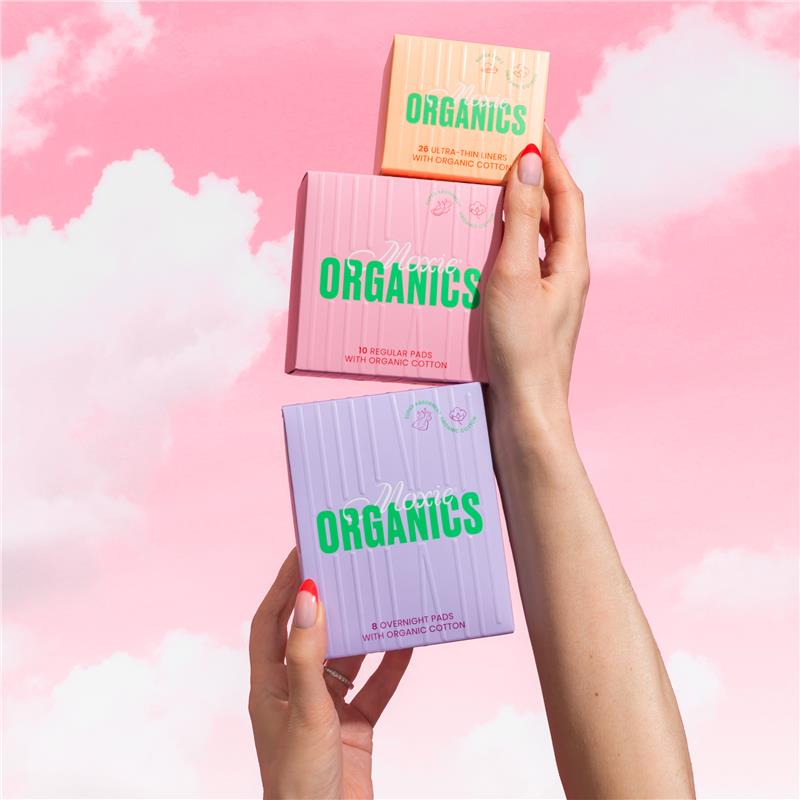 Buy Moxie Organics Pads Regular 10 Pack Online at Chemist Warehouse®