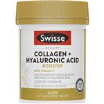 Swisse Beauty Collagen + Hyaluronic Acid Booster 80 Tablets