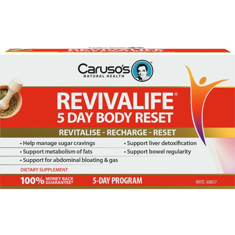 Buy Caruso s Revivalife 5 Day Reset Kit 30 Tablets Online at