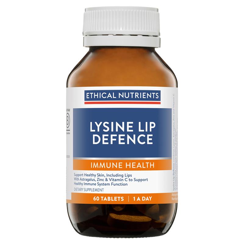 Buy Ethical Nutrients Lysine Lip Defence 60 Tablets Online at Chemist