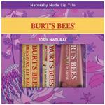 Burts Bees Naturally Nude Lip Trio XMAS Set 2021