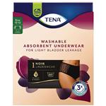 Tena Washable Absorbent Underwear Classic Noir Size 10 - 12