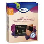 Tena Washable Absorbent Underwear Classic Noir Size 12 - 14