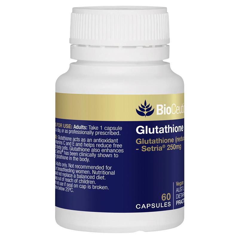 Buy Bioceuticals Glutathione 60 Capsules Online Only Online at