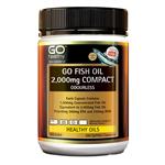 GO Healthy Fish Oil 2,000mg Compact Odourless 300 Softgel Capsules Exclusive Size