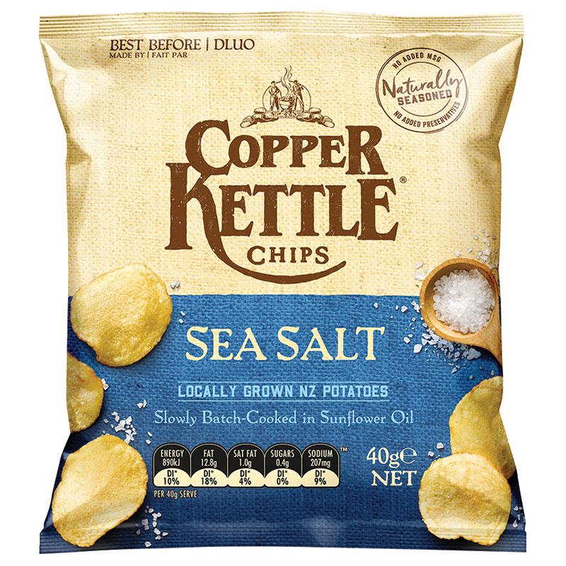 Buy Copper Kettle Potato Chips Sea Salt 40g Online at Chemist Warehouse®