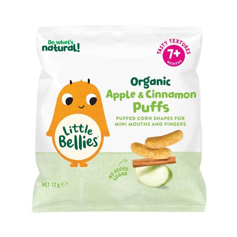 Buy Baby Bellies Organic Apple & Cinnamon Puffs 12g Online at Chemist