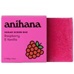 Anihana Sugar Scrub Bar Raspberry & Vanilla 100g