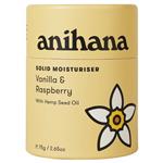 Anihana Solid Moisturiser Raspberry & Vanilla 75g