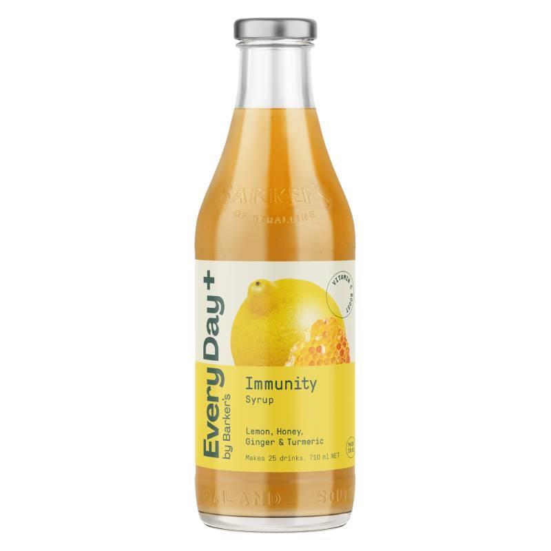 Buy Barker's Immunity Fruit Syrup Lemon Honey Ginger & Turmeric 710ml
