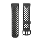 Fitbit Versa 3 Sport Band Black/White Size Large Online Only