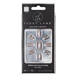 Teddy Lane Jewelled Collection Ice Flake Reusable Nails Online Only
