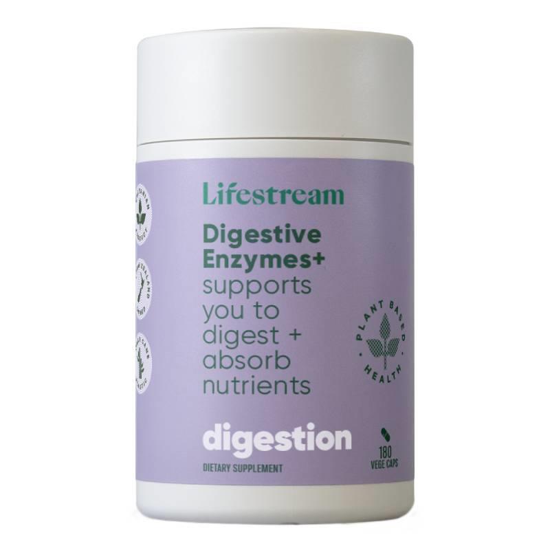 Buy Lifestream Digestive Enzymes+ 180 Vege Capsules Online at Chemist