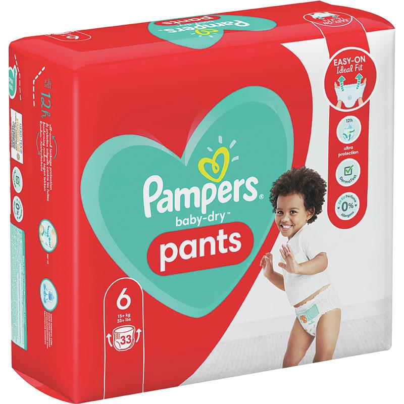Buy Pampers Baby Dry Nappy Pants Size 6 33 Pack Online At Chemist