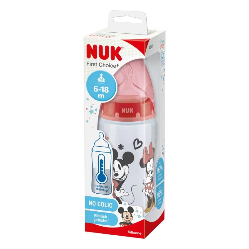 Buy NUK First Choice+ Mickey 6 18 Months PP Bottle 300ml Online at Chemist Warehouse®