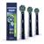 Oral B Electric Toothbrush Refills Cross Action Black 3 Pack