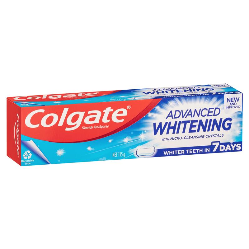 colgate advanced whitening toothpaste