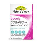 Nature's Way Beauty Collagen + Hyaluronic Acid 60 Tablets