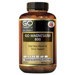 GO Healthy Magnesium 800mg 160 VegeCapsules Exclusive Size