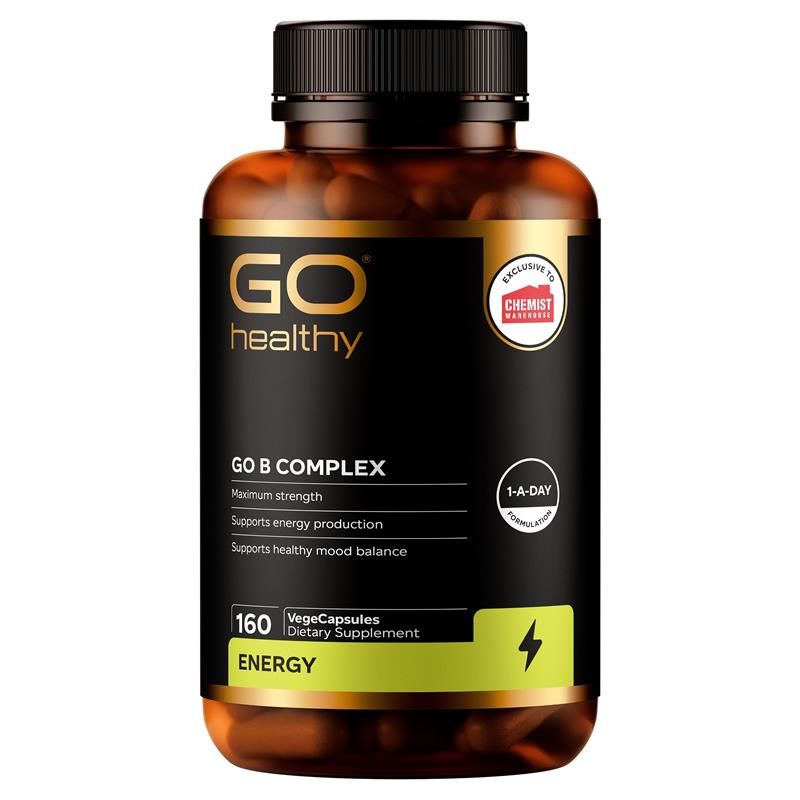 Buy GO Healthy B Complex 160 VegeCapsules Exclusive Size Online At ...