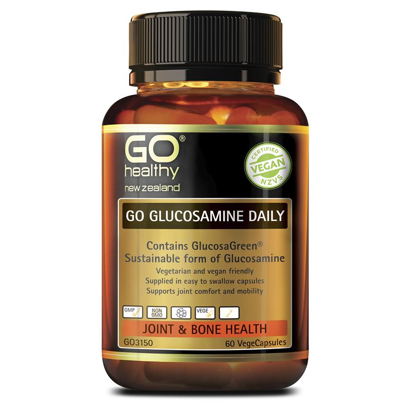 Buy GO Healthy Glucosamine Daily With GlucosaGreen 60 VegeCapsules