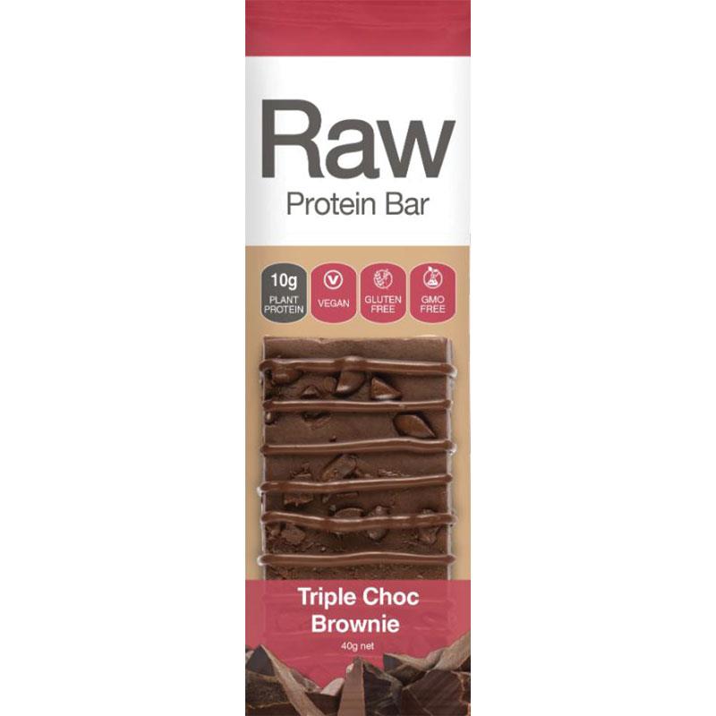 Buy Amazonia RAW Protein Bar Triple Choc Brownie 40g Online at Chemist