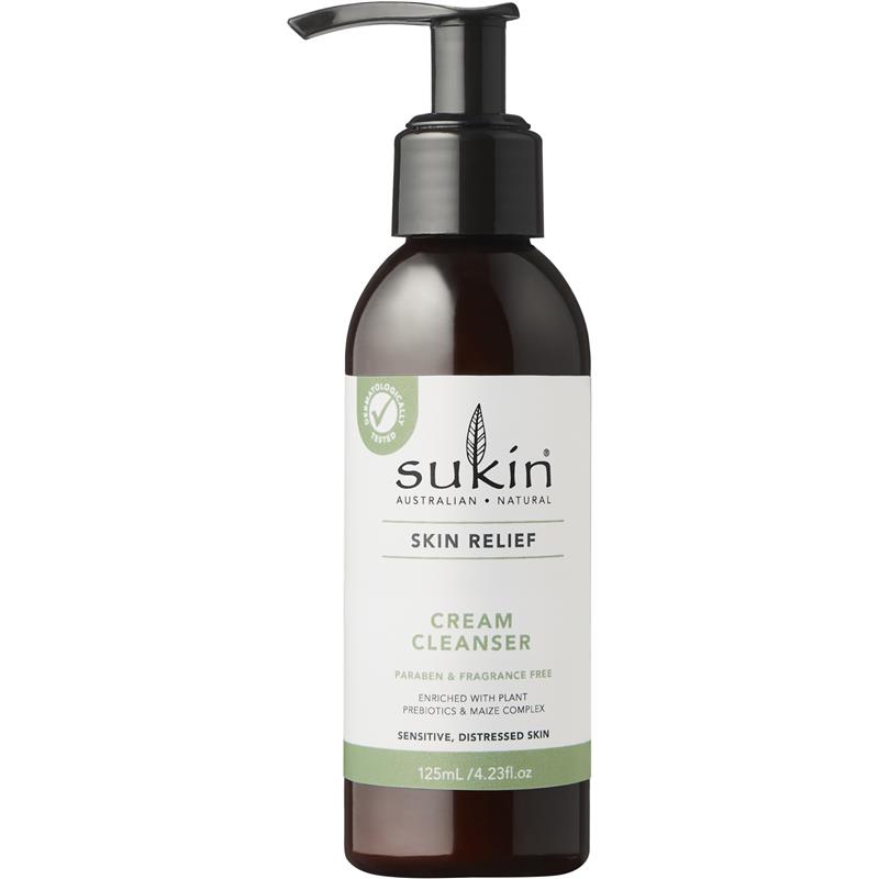 Buy Sukin Skin Relief Cream Cleanser 125ml Pump Online at Chemist Warehouse®