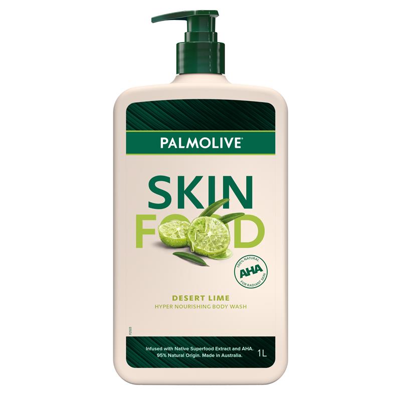 Buy Palmolive Skin Food Body Wash Desert Lime 1 Litre Online at Chemist Warehouse®