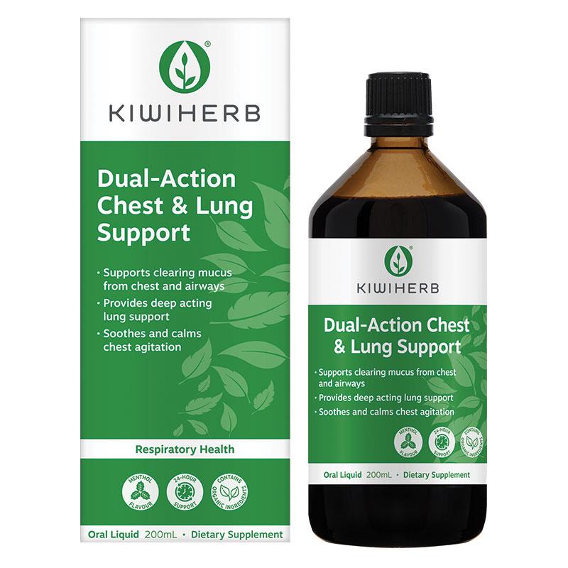 Buy Kiwiherb Dual Action Chest & Lung Support 200ml Online at Chemist