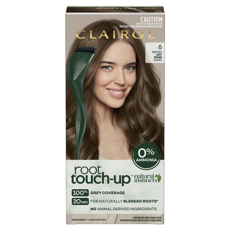 Buy Clairol Root Touch Up Natural Instincts Permanent Hair Colour 6