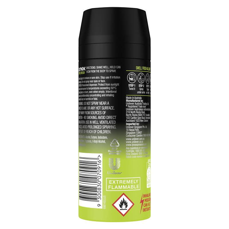Buy Lynx Deodorant Epic Fresh 165ml Online at Chemist Warehouse®