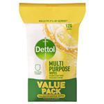 Dettol Multipurpose Surface Wipes Lemon Lime Burst 240s