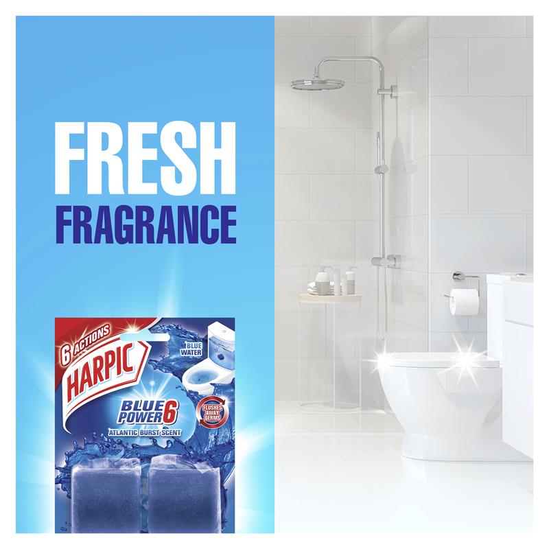 Buy Harpic Active Toilet Block in Cistern Blue 2 Pack Online at Chemist