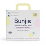 Bunjie Probiotic Baby Wipes 3 x 80 Pack