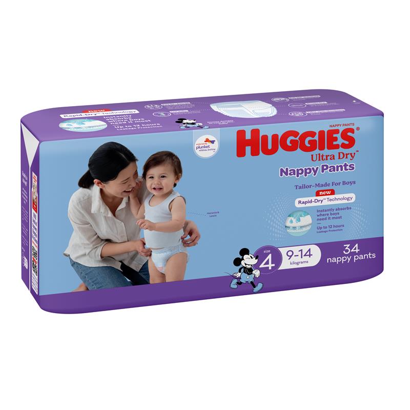 Huggies nappies size hot sale 4 chemist warehouse